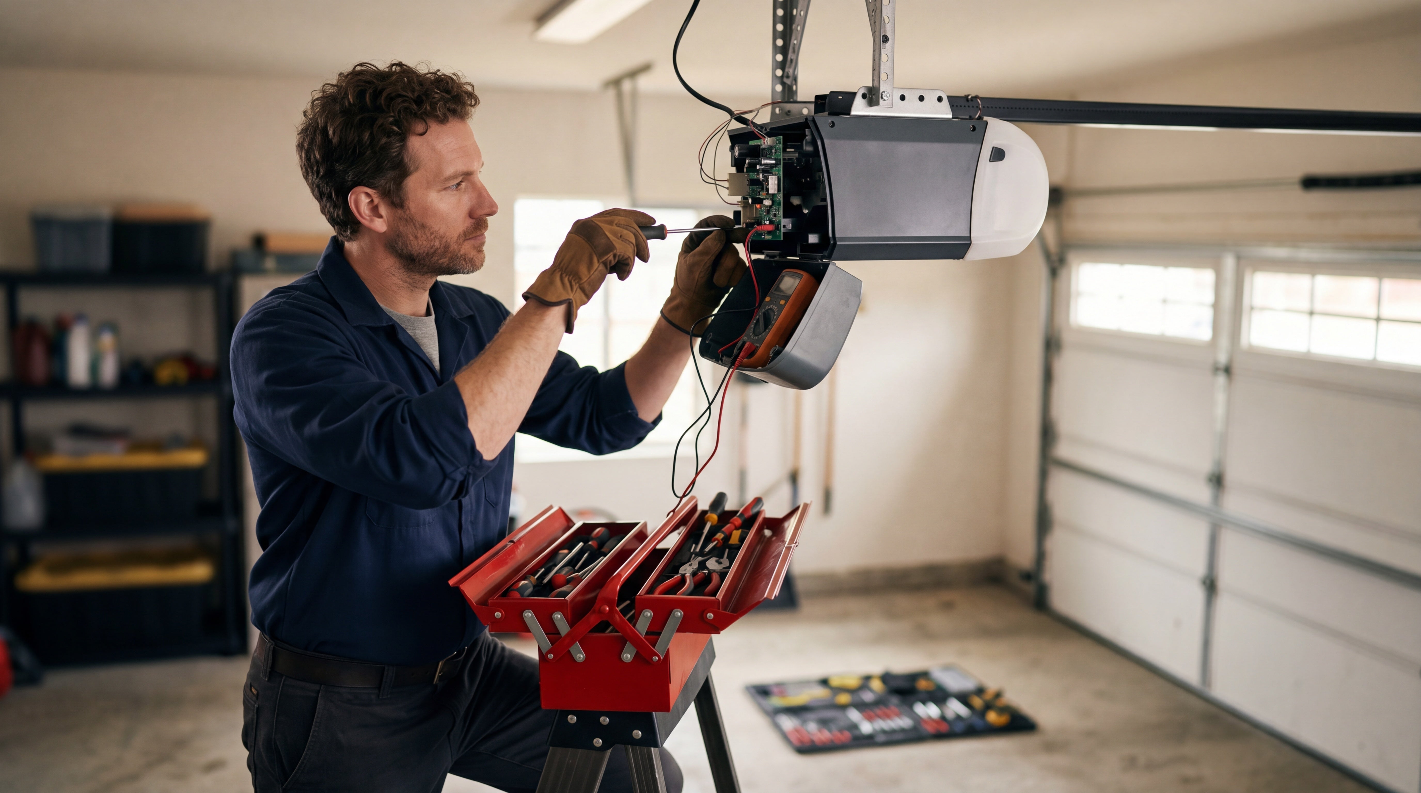 Wall-Mount vs. Ceiling-Mount Garage Door Operators | All Security Equipment