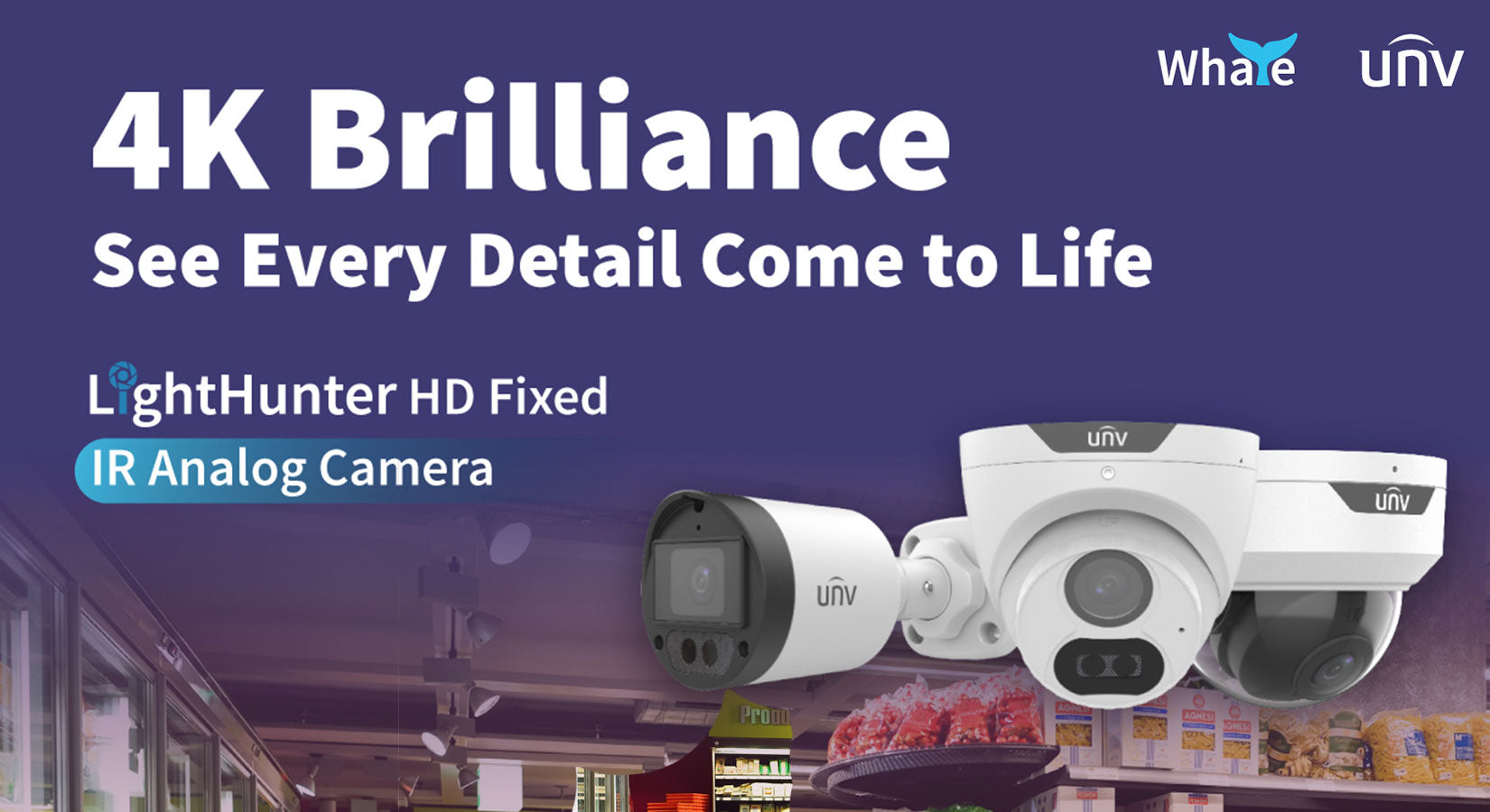 4k analog security store camera