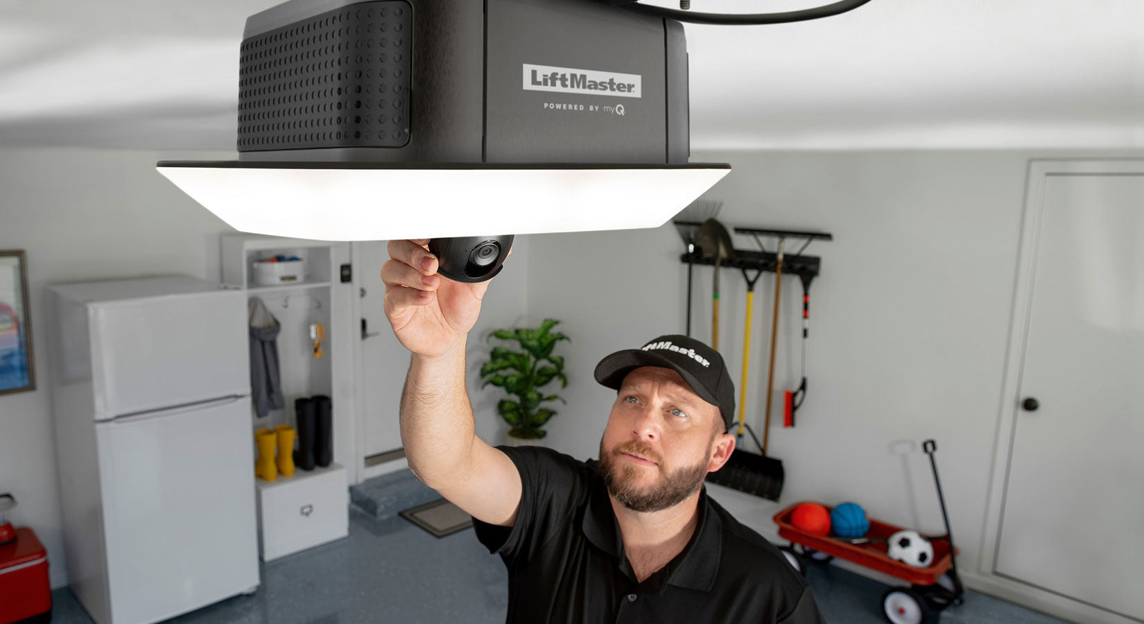 How to Change Battery in LiftMaster Garage Door Opener | All Security Equipment