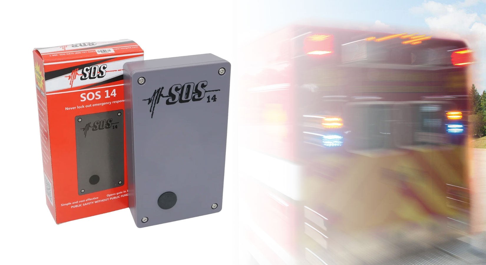 Meet the New SOS 14: The Next Generation of Siren-Operated Emergency Gate Access | All Security Equipment