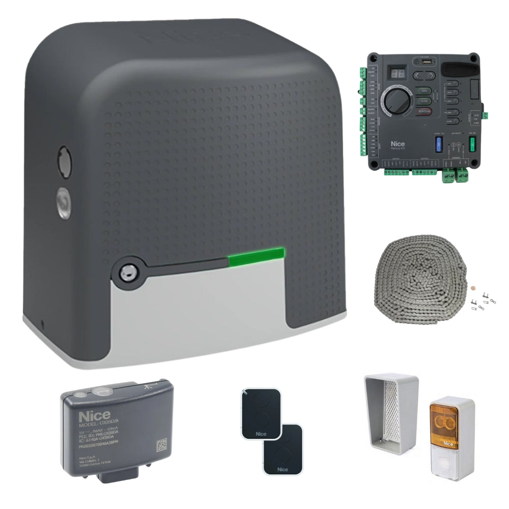 Nice Juno 310 Solar Residential Slide Gate Operator | HYS-O-Juno-310-Solar