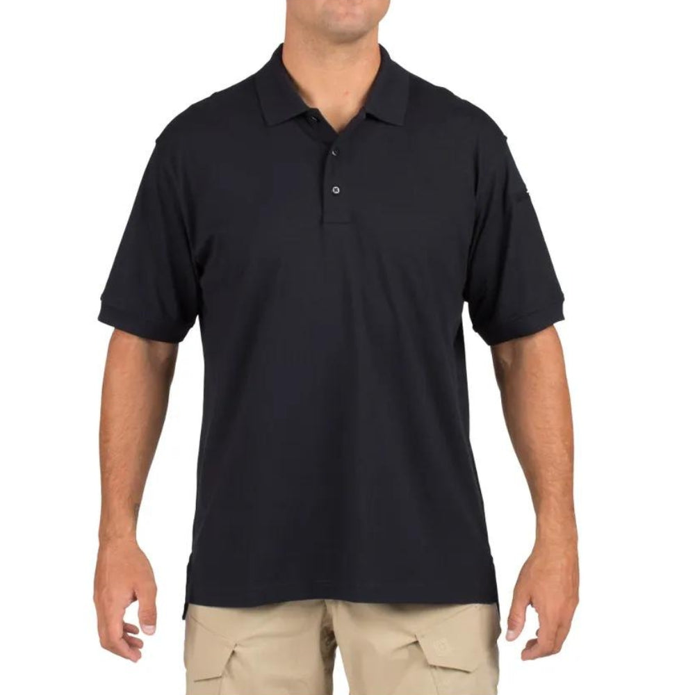 5.11 Tactical Short Sleeve Polo (Dark Navy) | All Security Equipment