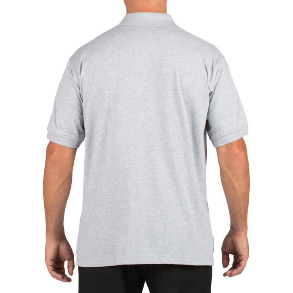 5.11 Tactical Short Sleeve Polo (Heather Gray) | All Security Equipment