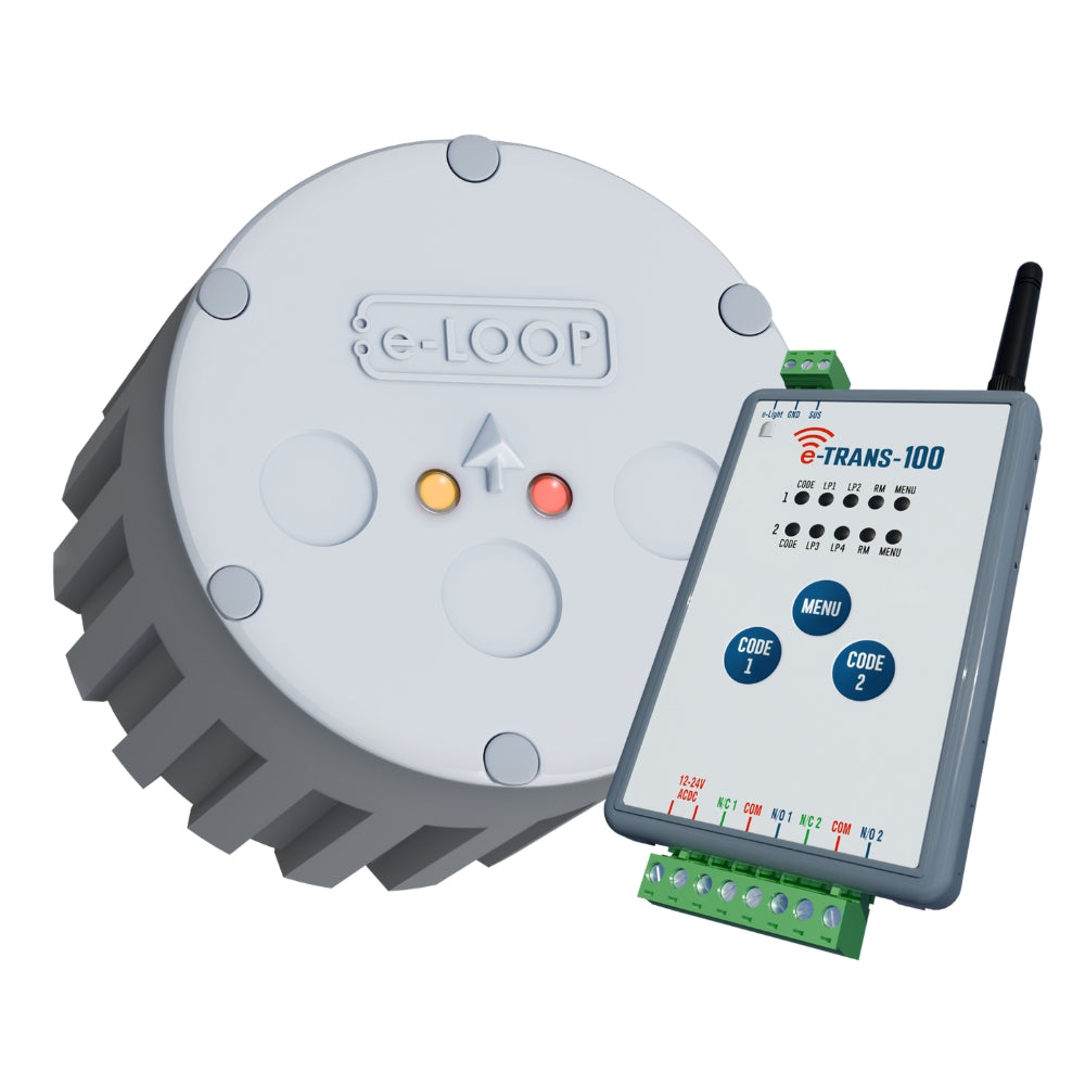 AES EL00IG-RAD-KT E-Loop Inground Commercial Controller Presence Mode Inground Kit with ETRANS100 | ASE