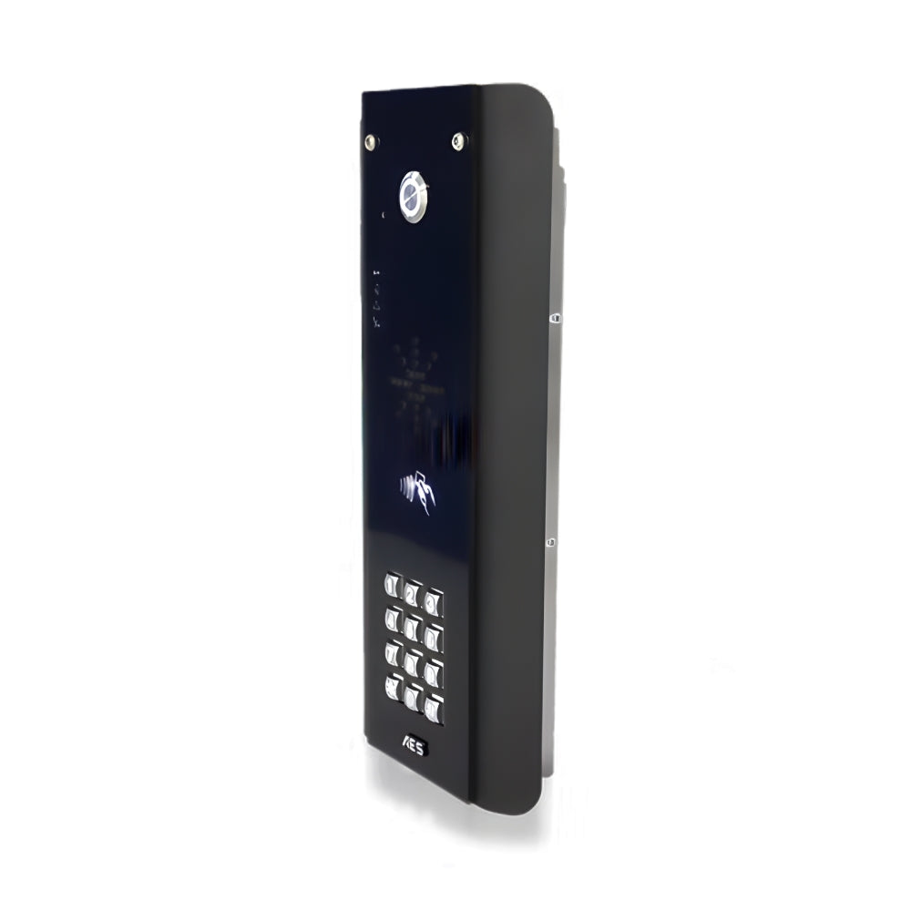 AES PRIME-EDGE-ABK-US Prime EDGE 4G Cellular Powder Coat Architectural Callbox with Keypad & Prox 125k Reader | All Security Equipment