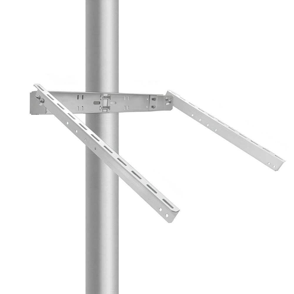 ASE Double Arm Single Pole/Wall Side Mount (80W-120W Panels) | ASE