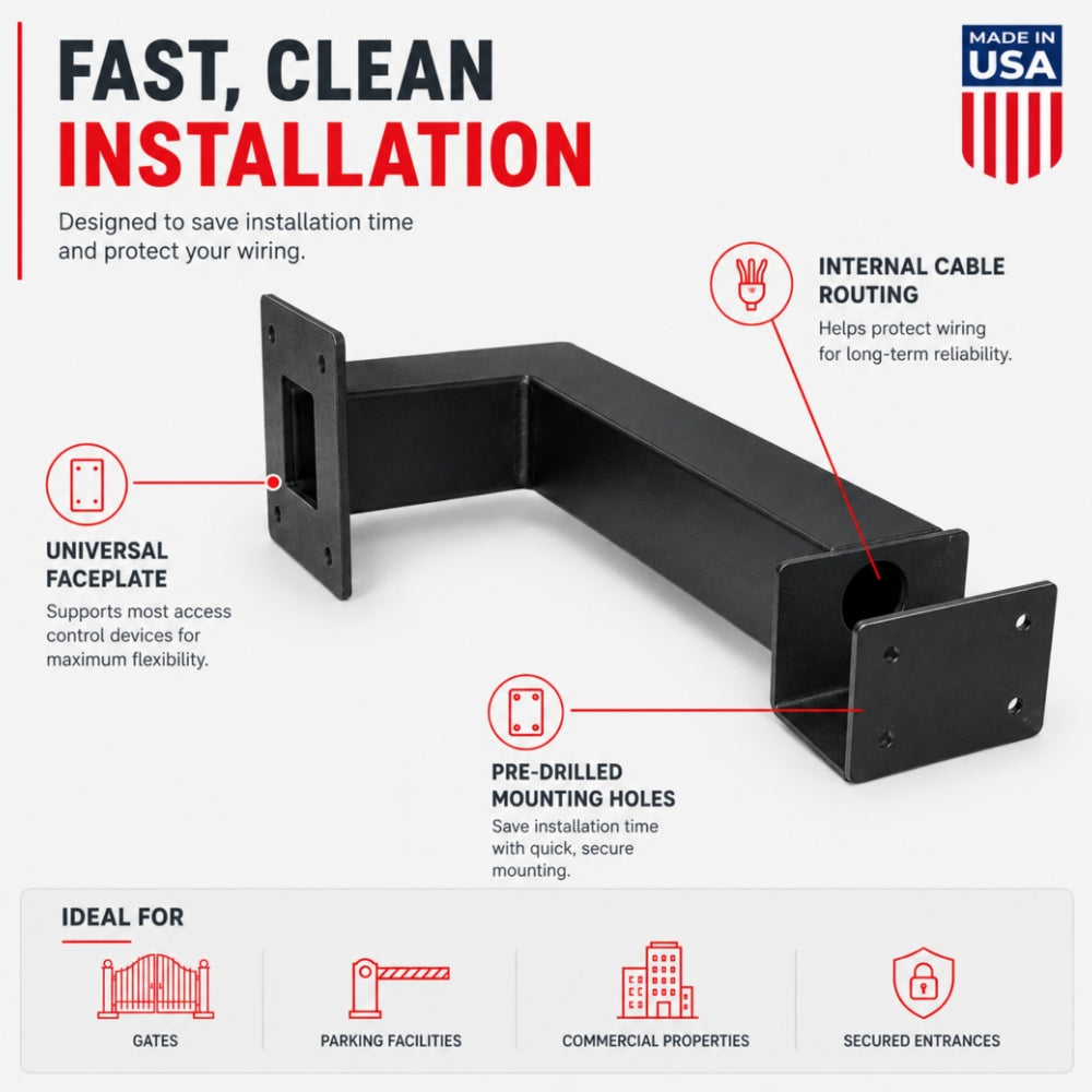 ASE FAS-PEDEXT Pedestal Extension | All Security Equipment