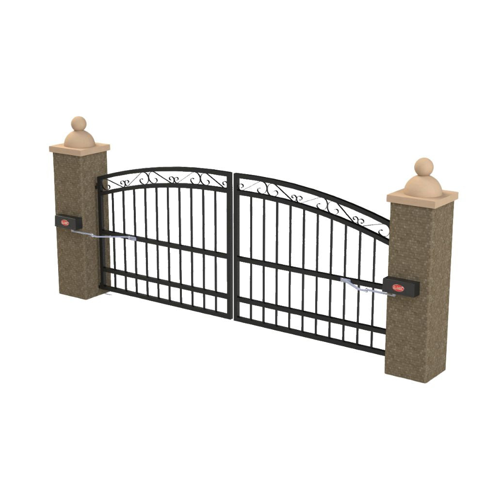 All-O-Matic MACH-PRIME Column Mount DC Swing Gate Operator | All Security Equipment