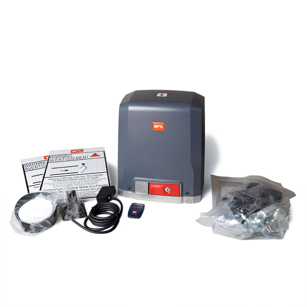 BFT DEIMOS Ultra UL/CSA 120V 60HZ 433MHZ Slide Gate Operator Kit | RET-BFT-KR92522800003