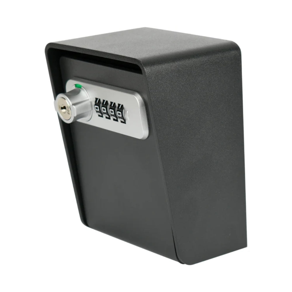 Barska CB14206 Wall-Mounted Key Lock Box with Combination and Key Lock | ASE
