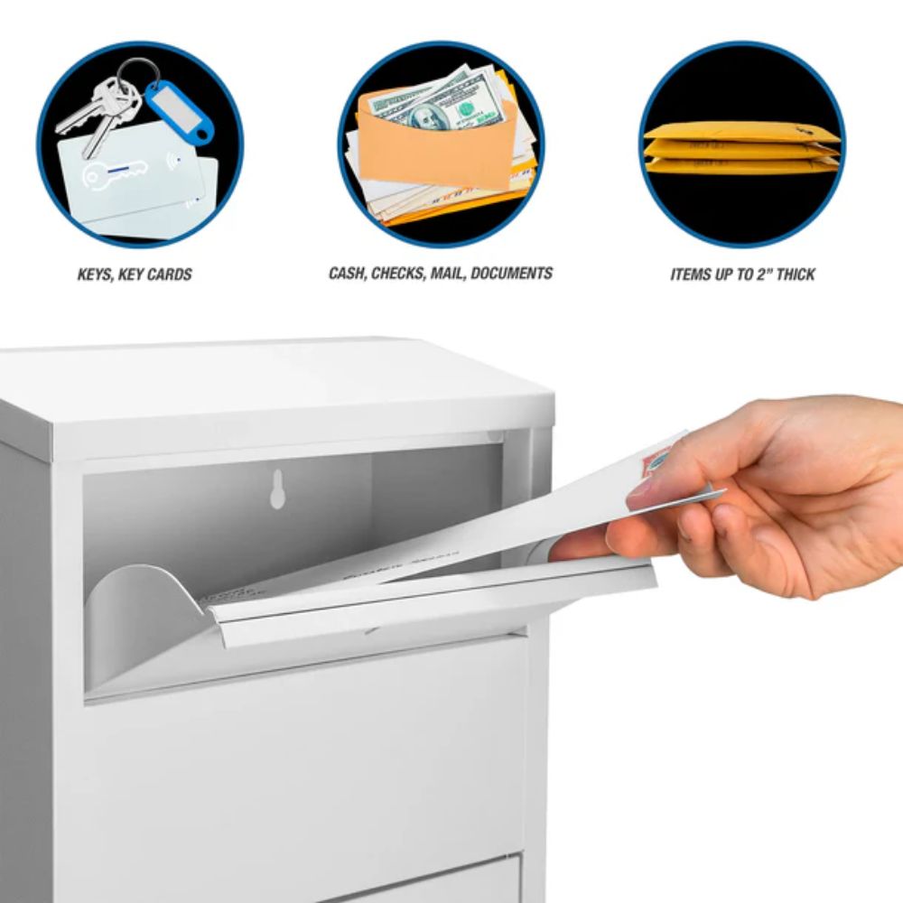 Barska Large Locking Wall Mount Drop Box | All Security Equipment