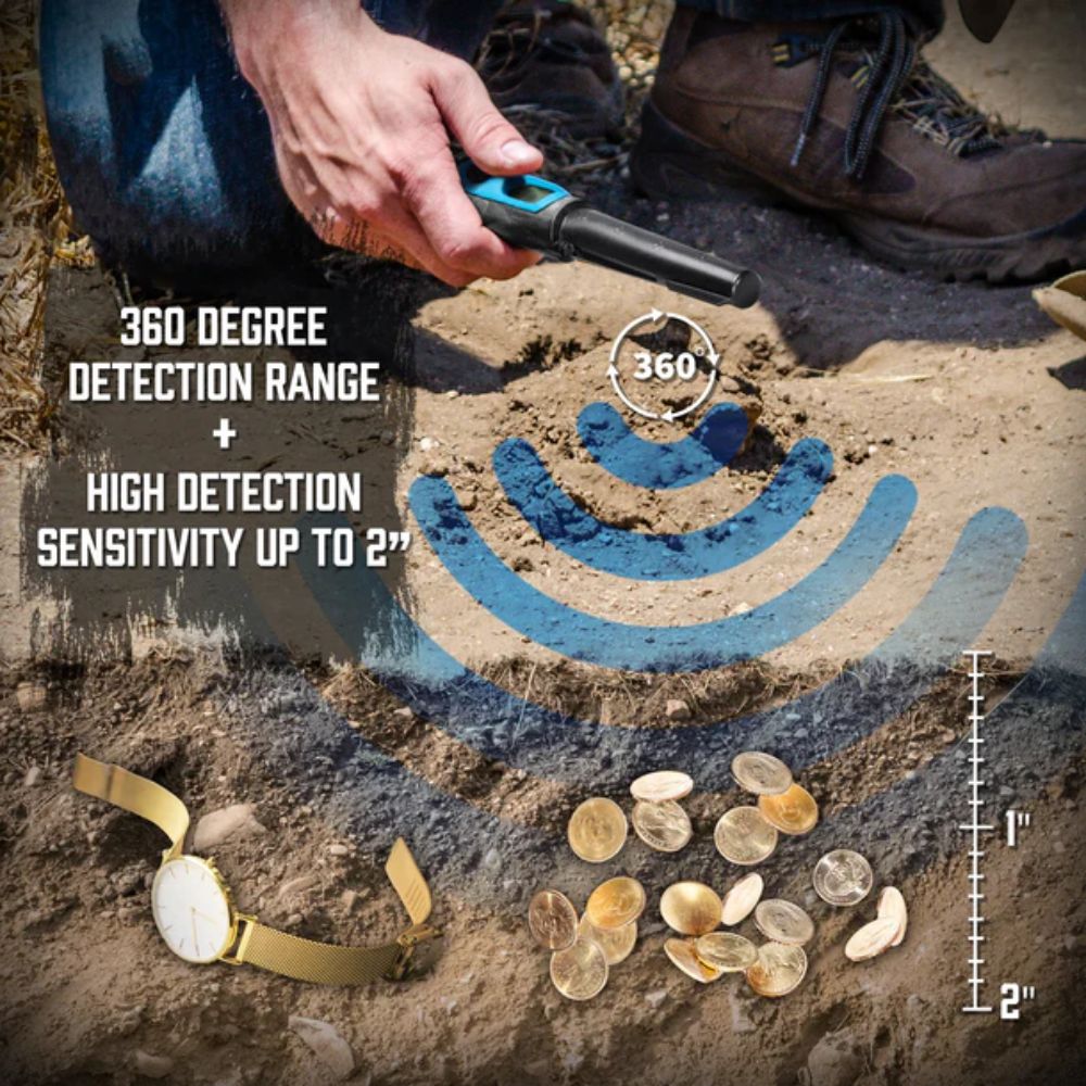 Barska Winbest SURVEYOR-200 Waterproof Handheld Metal Detector | All Security Equipment