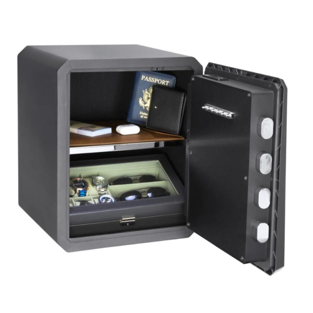 Barska Obsidian 1.15 Cu. ft 9-User Touchscreen Biometric Keypad Security Safe | All Security Equipment