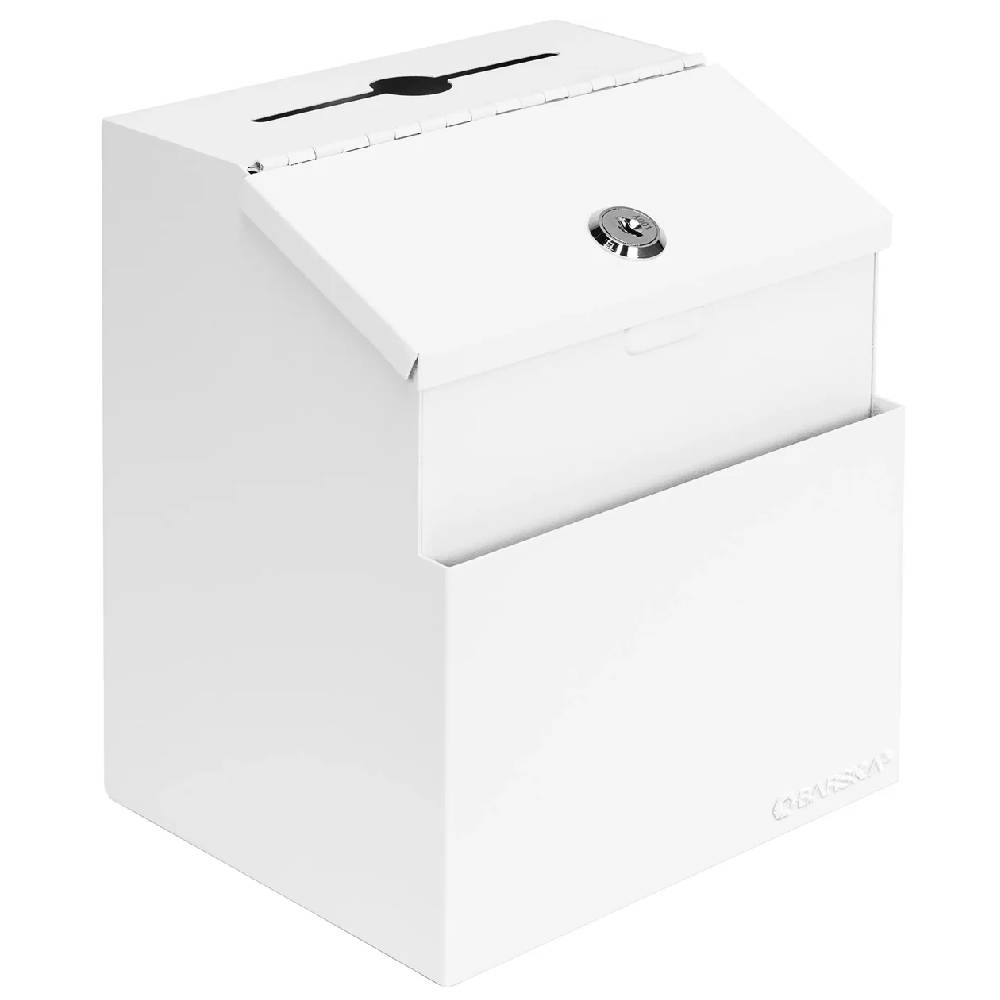 Barska CB14102 Suggestion & Ballot Drop Box with Paper Holder & Key Lock | ASE