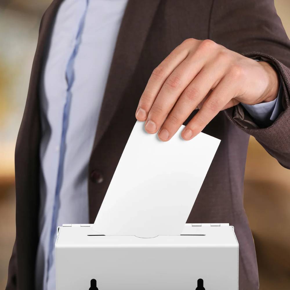 Barska CB14102 Suggestion & Ballot Drop Box with Paper Holder & Key Lock | ASE