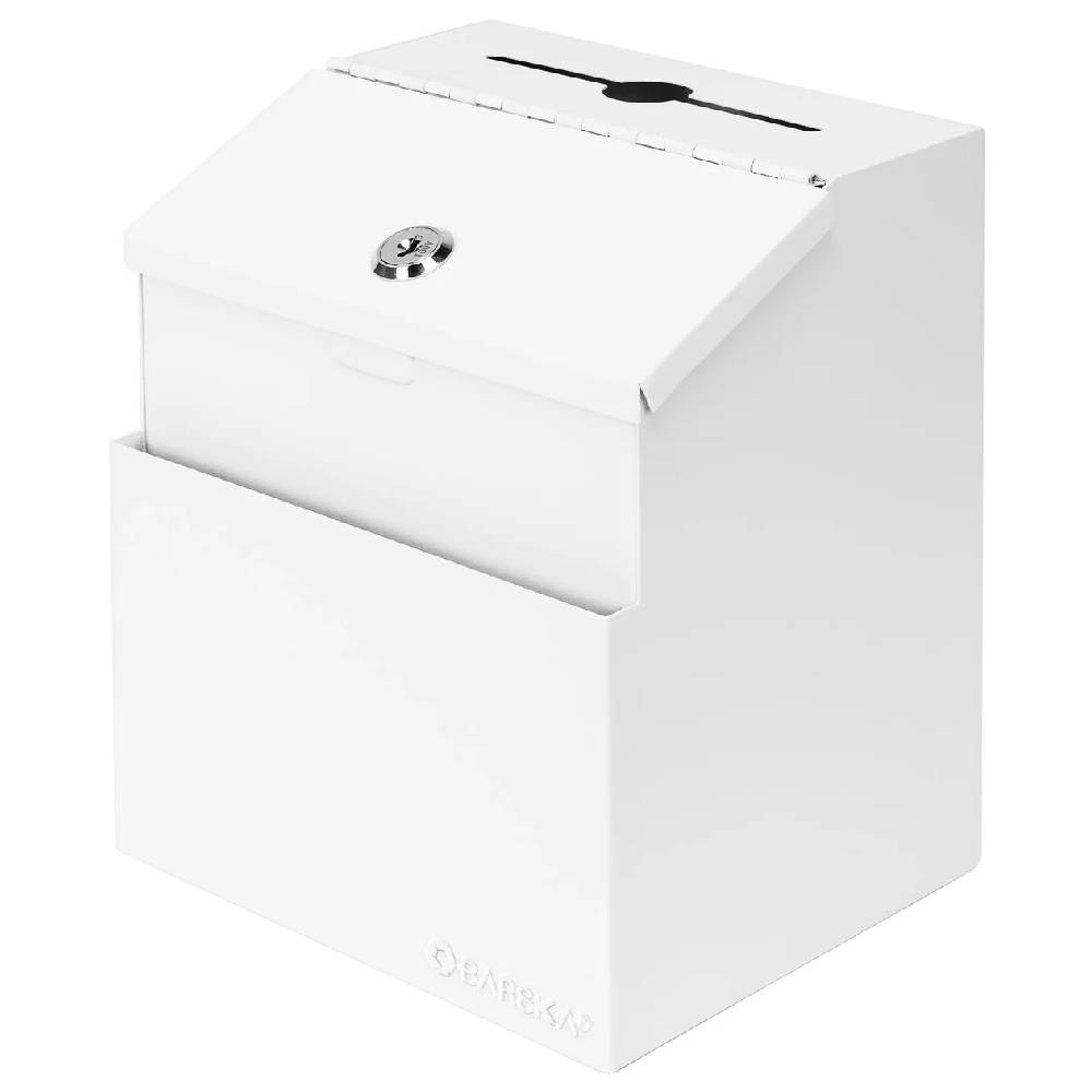 Barska CB14102 Suggestion & Ballot Drop Box with Paper Holder & Key Lock | ASE