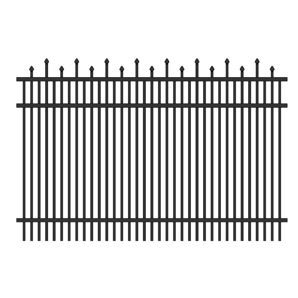 Commercial Fence 5’ H x 6’ W Aluminum California Style - iDeal