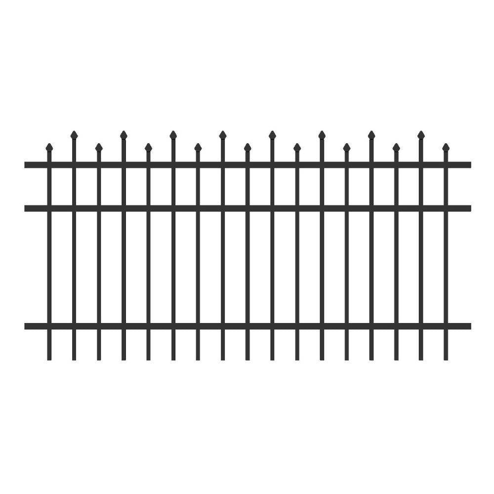 Commercial Fence 5’ H x 6’ W Aluminum California Style - iDeal