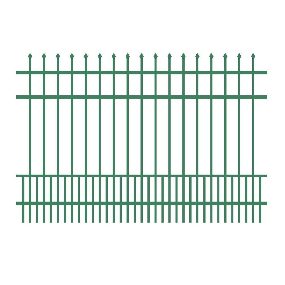 Commercial Fence 6’ H x 6’ W Aluminum Maine Style - iDeal