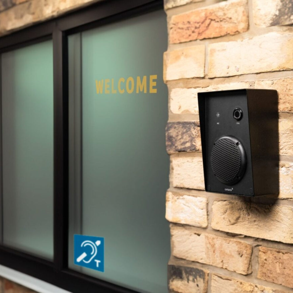 Contacta STS-K009-IP-L-B IP55 Surface Mounted Entry Intercom System | All Security Equipment