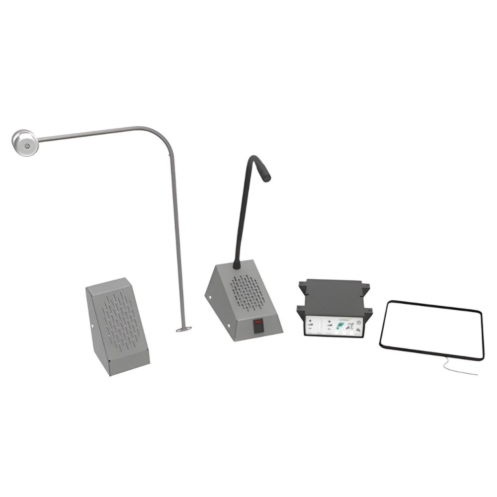 Contacta STS-K058 Bent Window-Mounted Microphone Intercom Kit | All Security Equipment