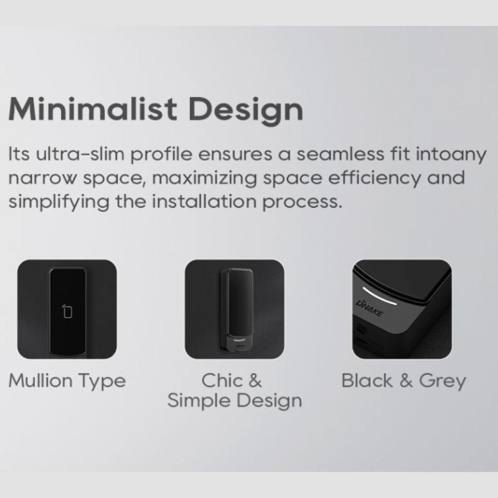 DNAKE AC01/F Linux Access Control Terminal (Flush Mount) | All Security Equipment