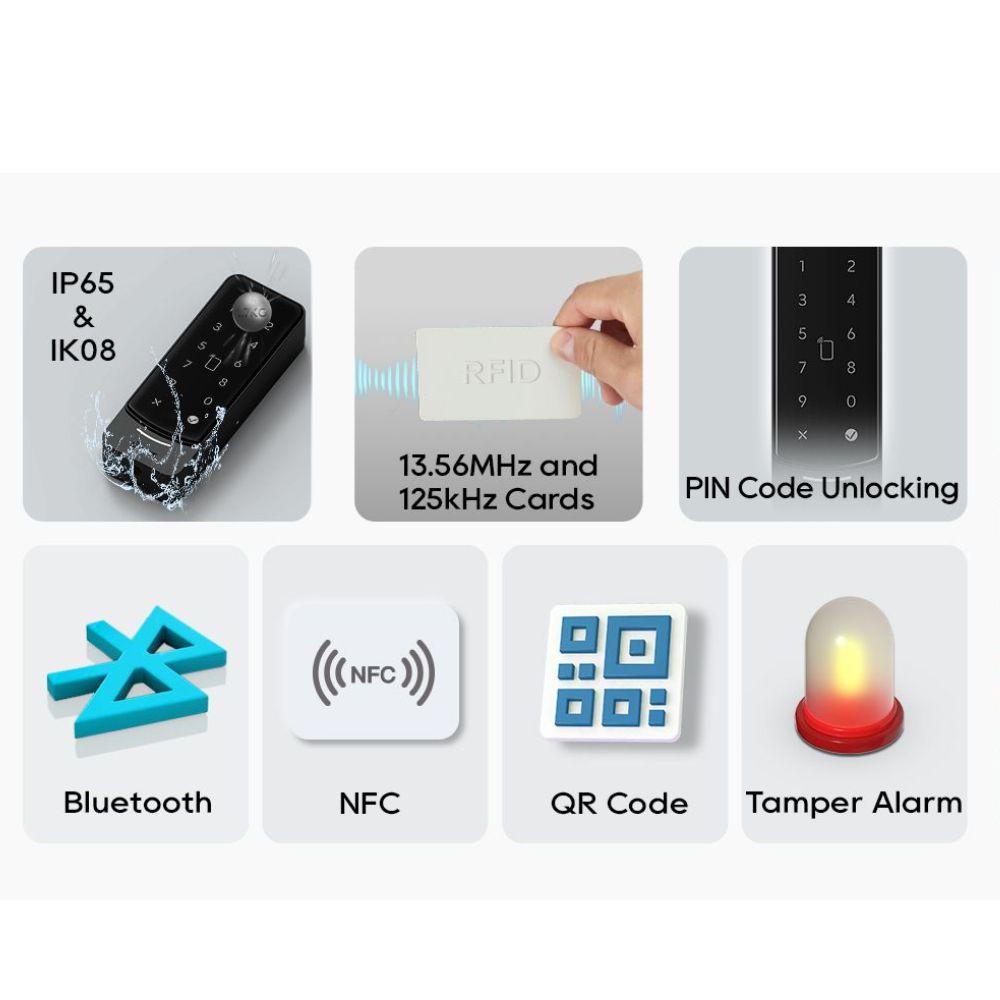 DNAKE AC02C/F Linux Access Control Terminal with Keypad and Camera (Flush Mount) | All Security Equipment