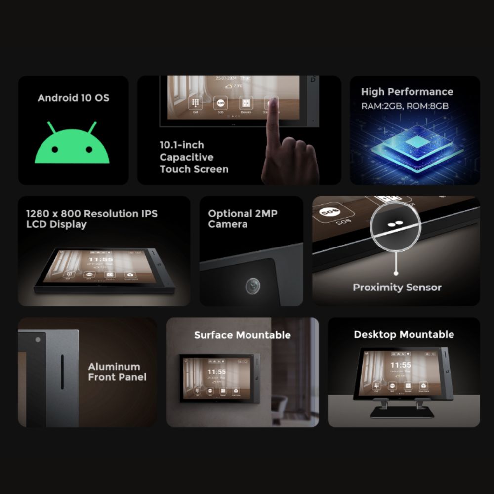 DNAKE H618 SIP Android Indoor Monitor Android | All Security Equipment