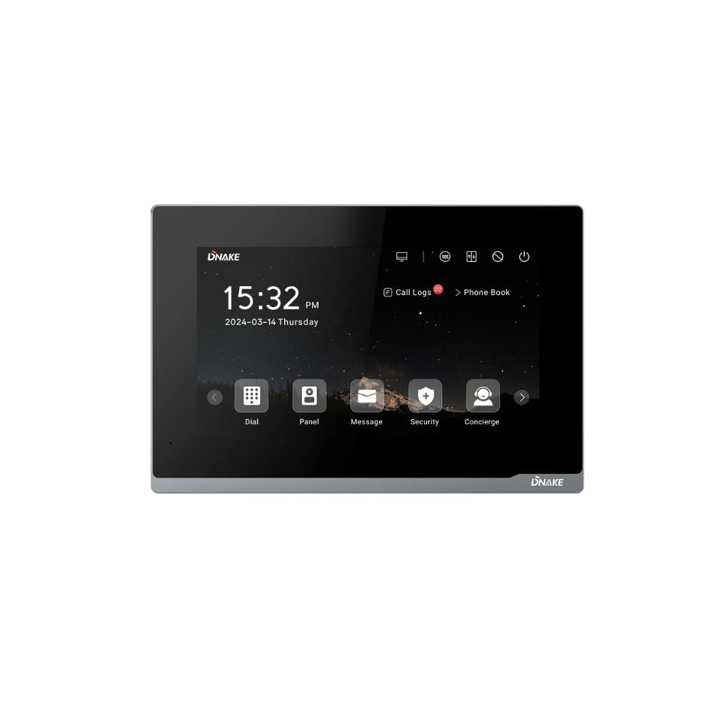 DNAKE E217A 7” Linux-based Ethernet Port Indoor Monitor | All Security Equipment