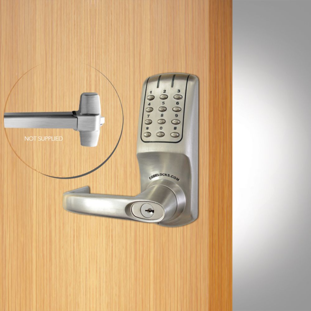 D&D Technologies CodeLocks CL5000 Panic Access Kit Brushed Steel