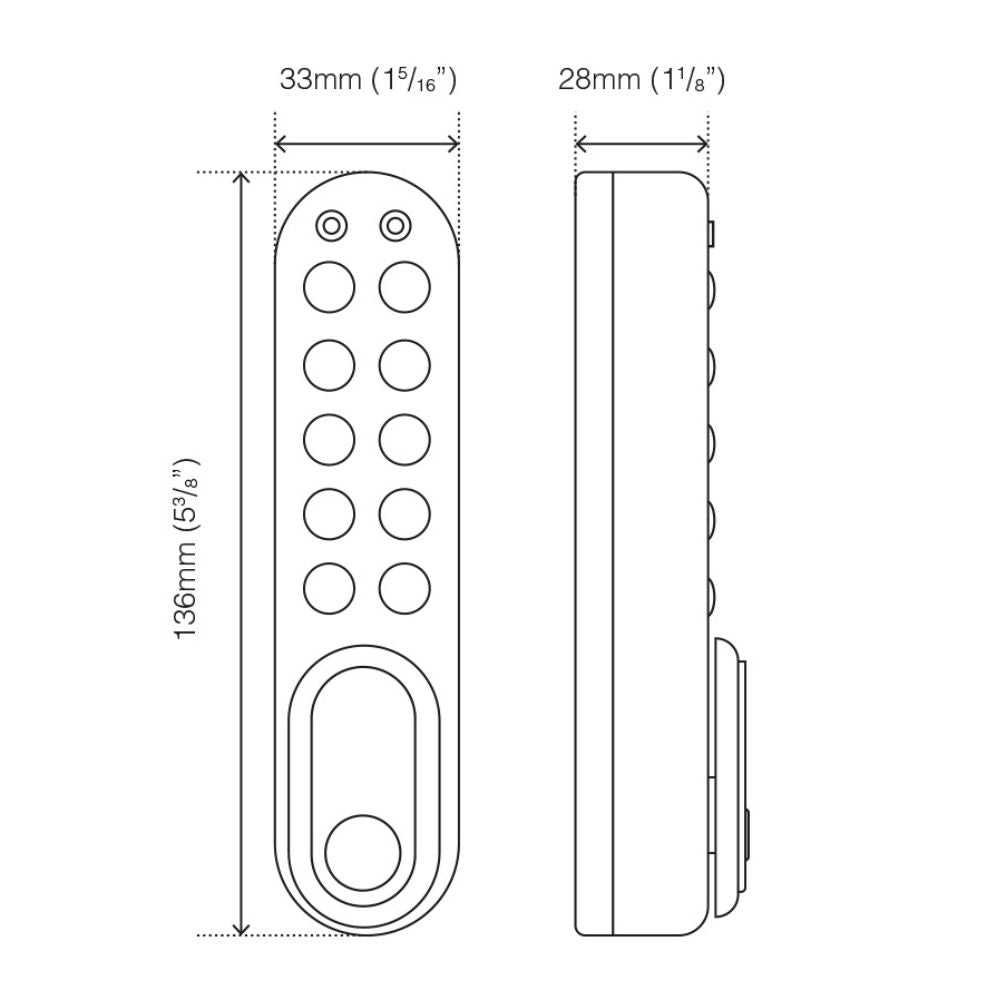 D&D Technologies CodeLocks KL1000 G3 NetCode KitLock DDKL1000G3SCNET