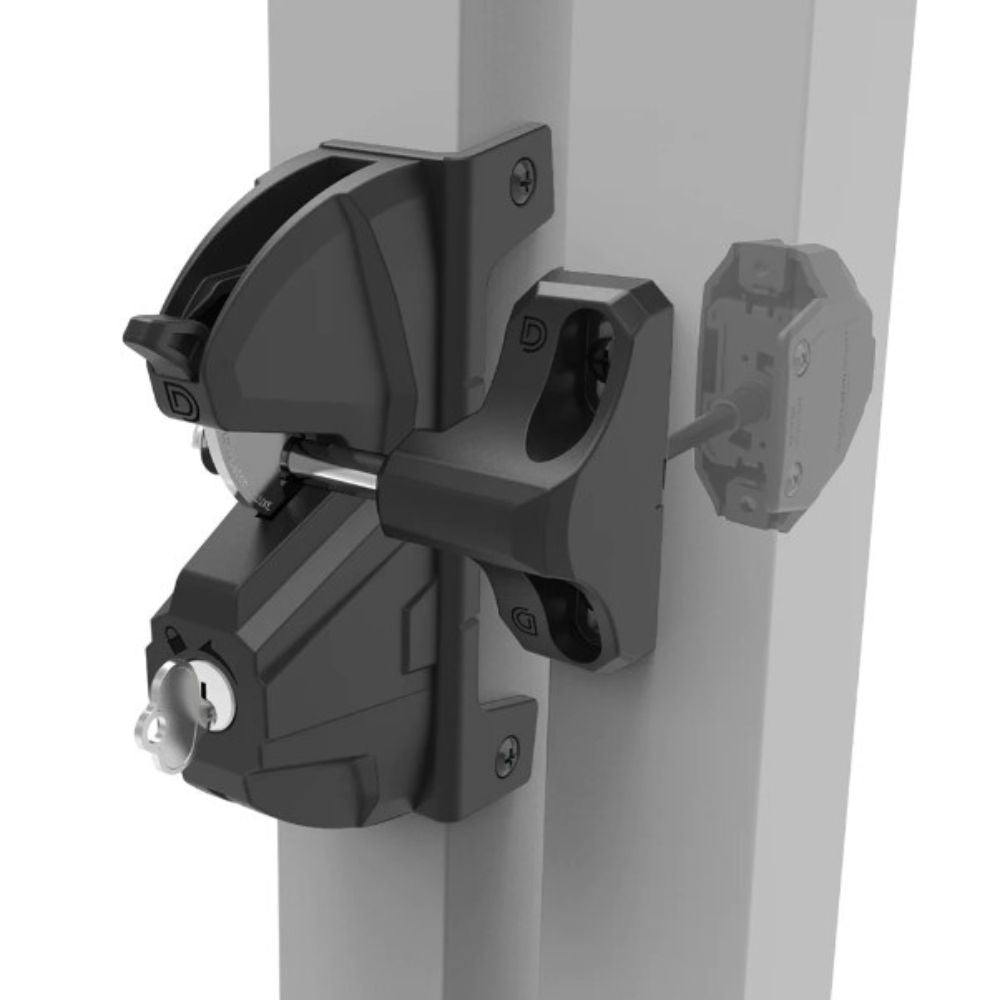 D&D Technologies LokkLatch Deluxe Series 3 Keyed Alike - Black LLD3KA