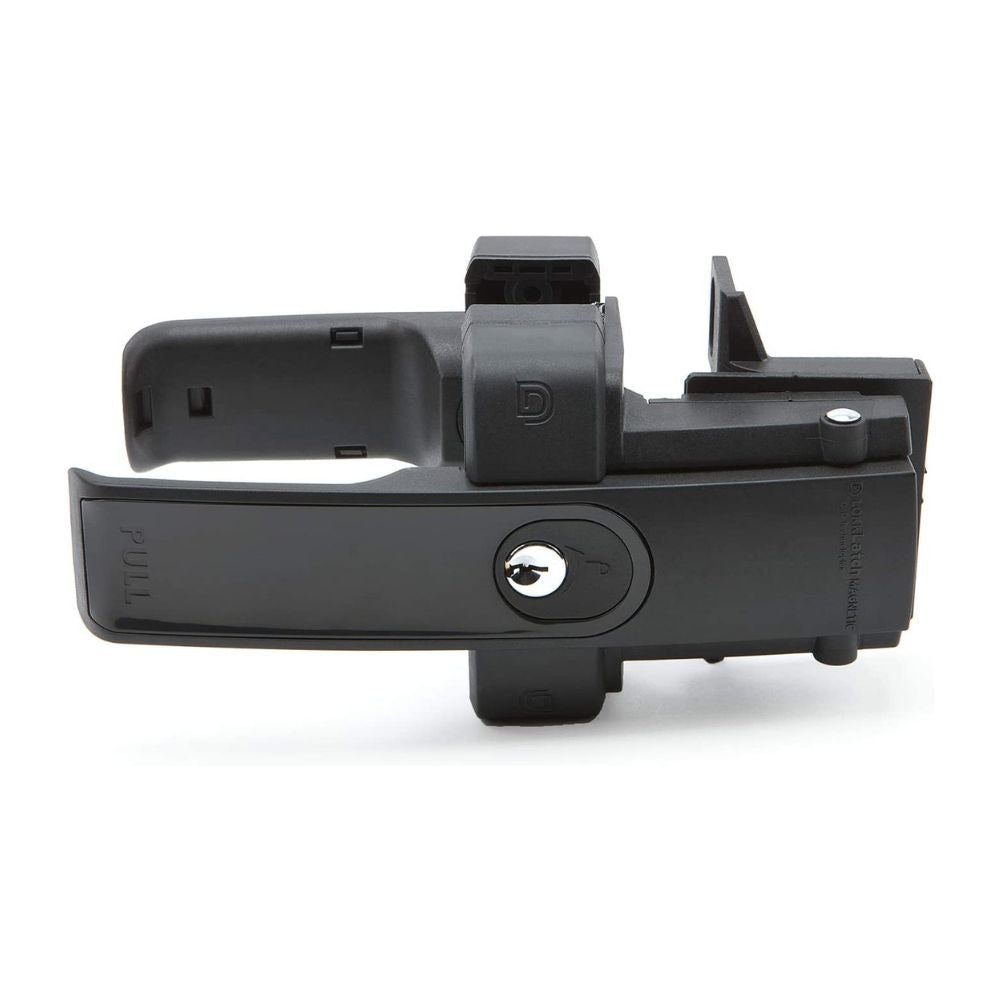 D&D Technologies LokkLatch Magnetic Black Keyed Alike Gate Lock LLMKABT