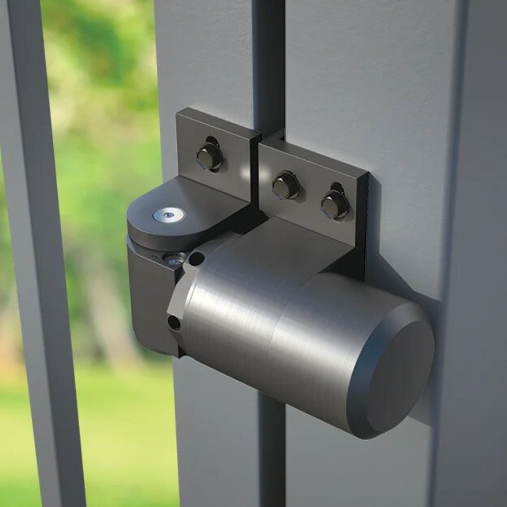 D&D Technologies RF 108SF W Steel Hinge/Closer with Safety 74108325T