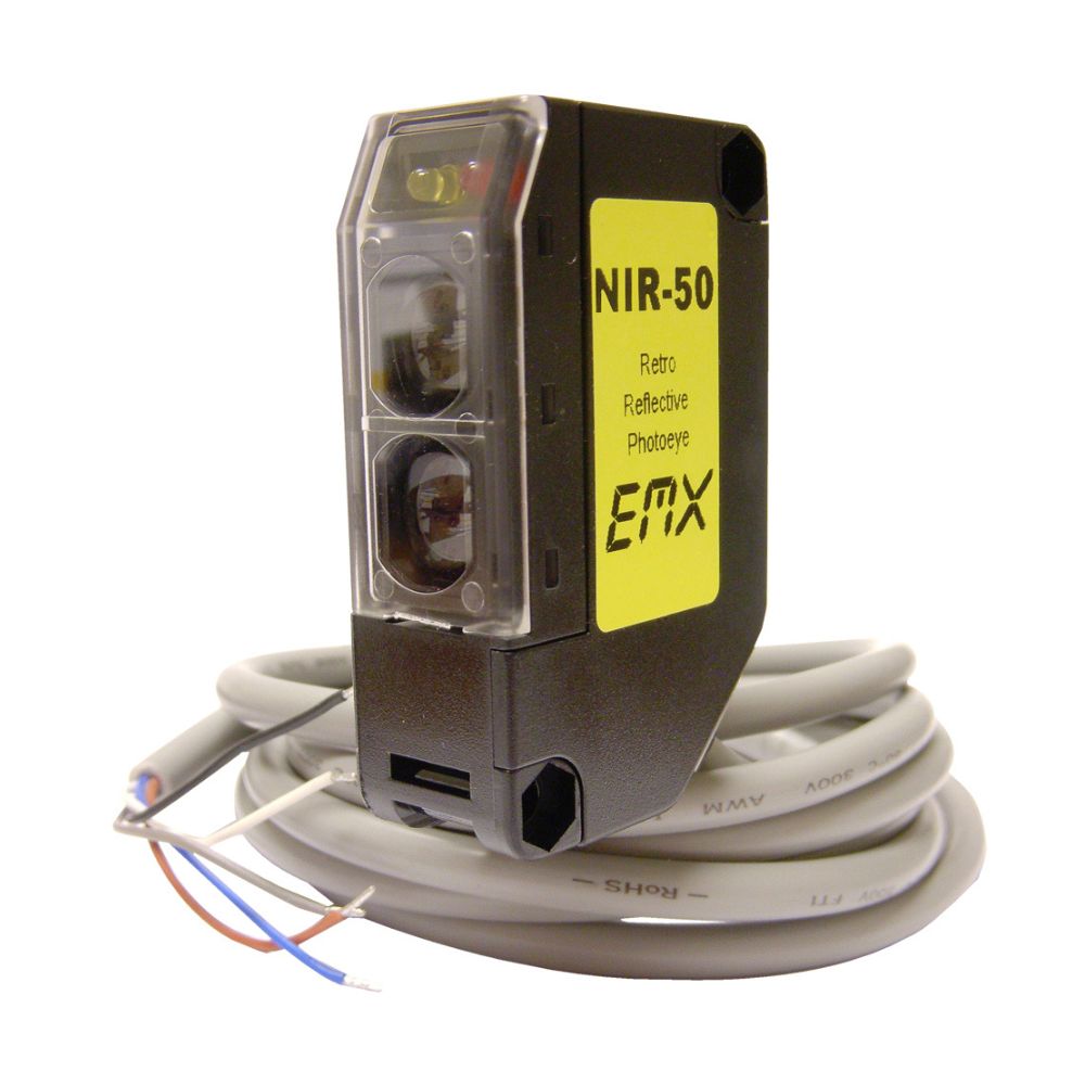 EMX Retroreflective Photoeye Only NIR-50 | All Security Equipment