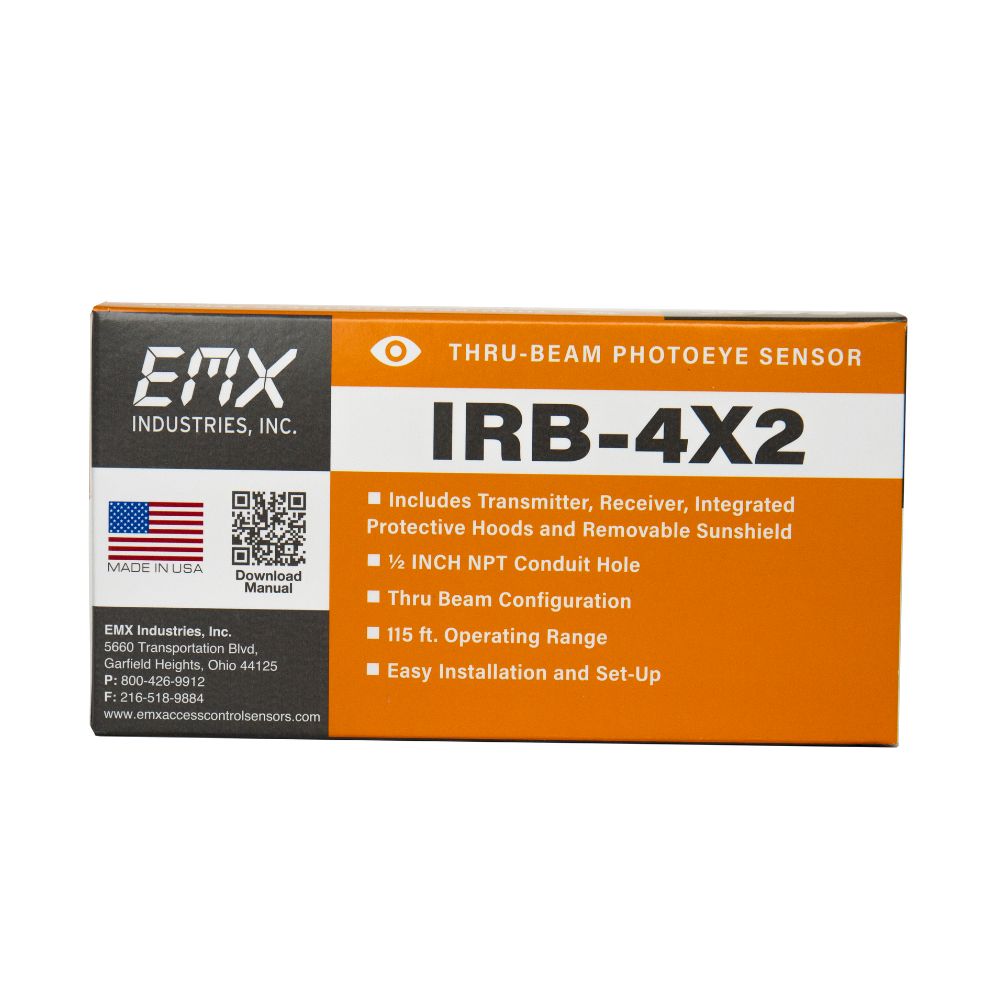 EMX Thrubeam Photoeye IRB-4X2 | All Security Equipment