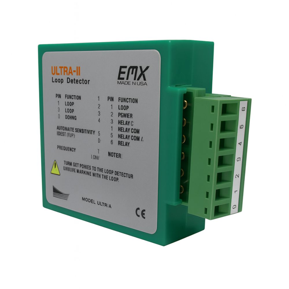 EMX Vehicle Loop Detector with Detachable 7-PIN Terminal Block ULT-II