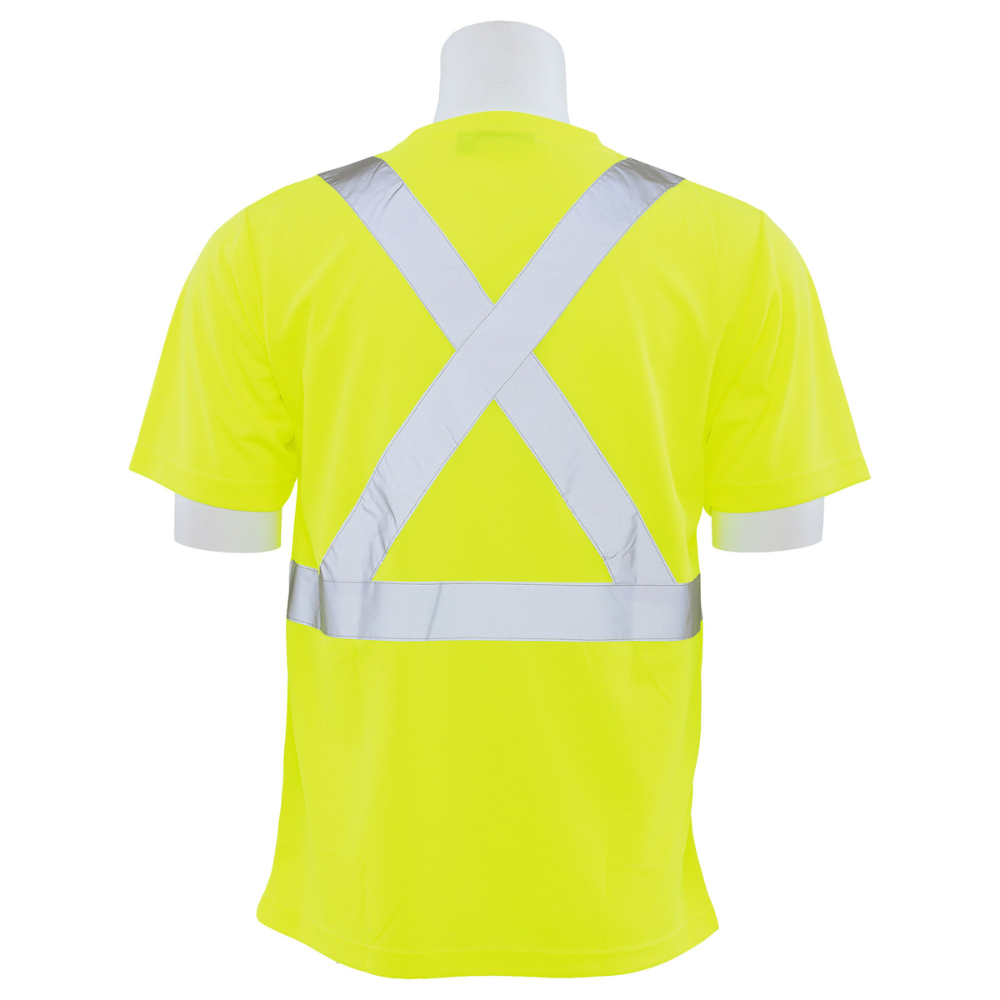 ERB Safety 9006SX Class 2 Birdseye Mesh Short (Lime)