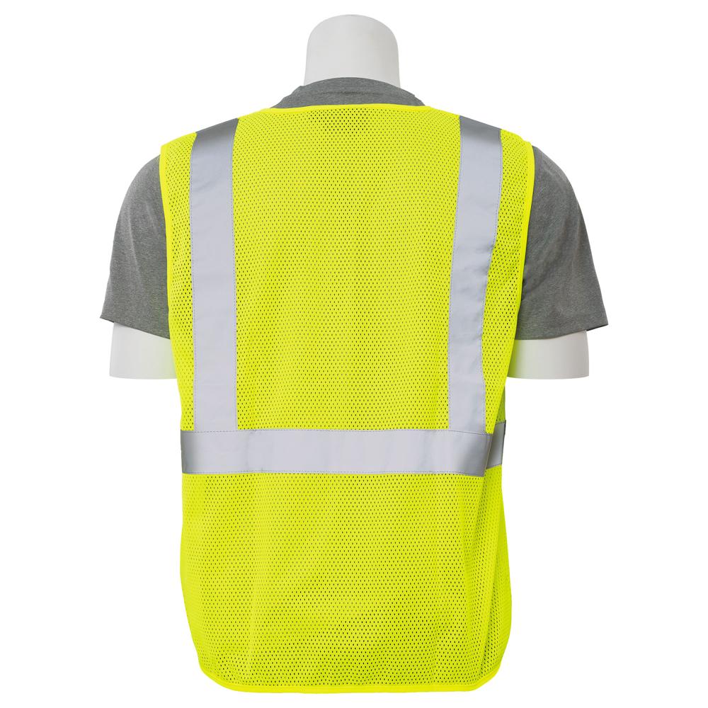 ERB Safety S362P Economy Safety Vest (Lime) | All Security Equipment