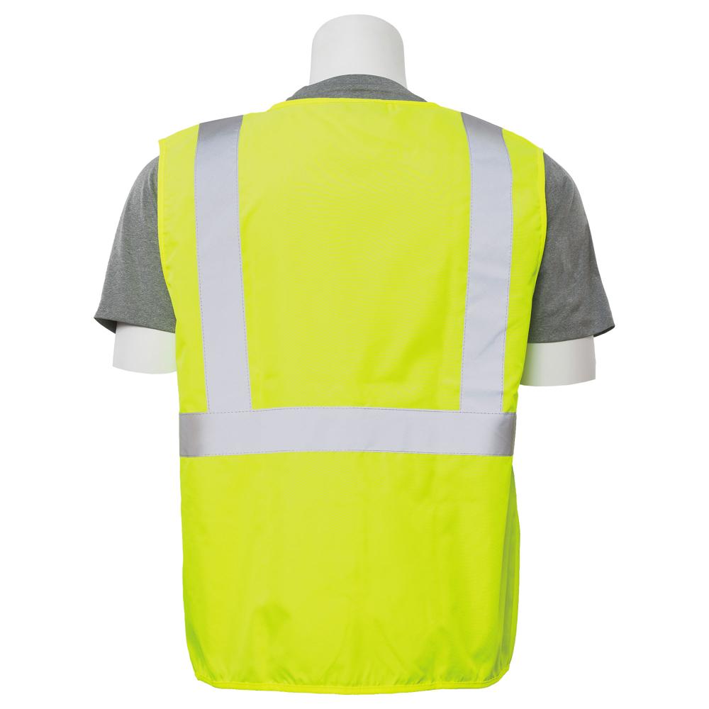 ERB Safety S388Z Zipper Safety Vest (Lime) | All Security Equipment
