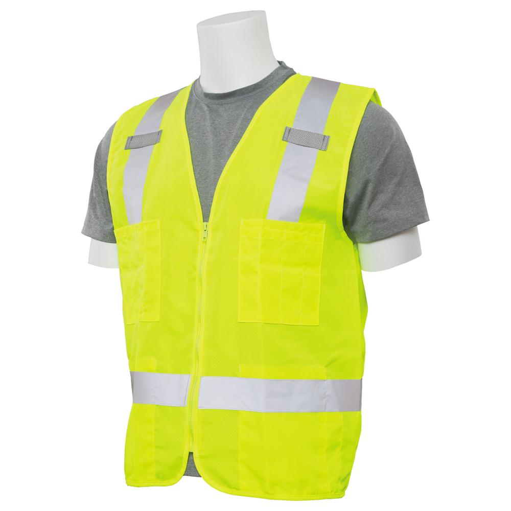 ERB Safety S414 Surveyor Safety Vest (Lime) | All Security Equipment
