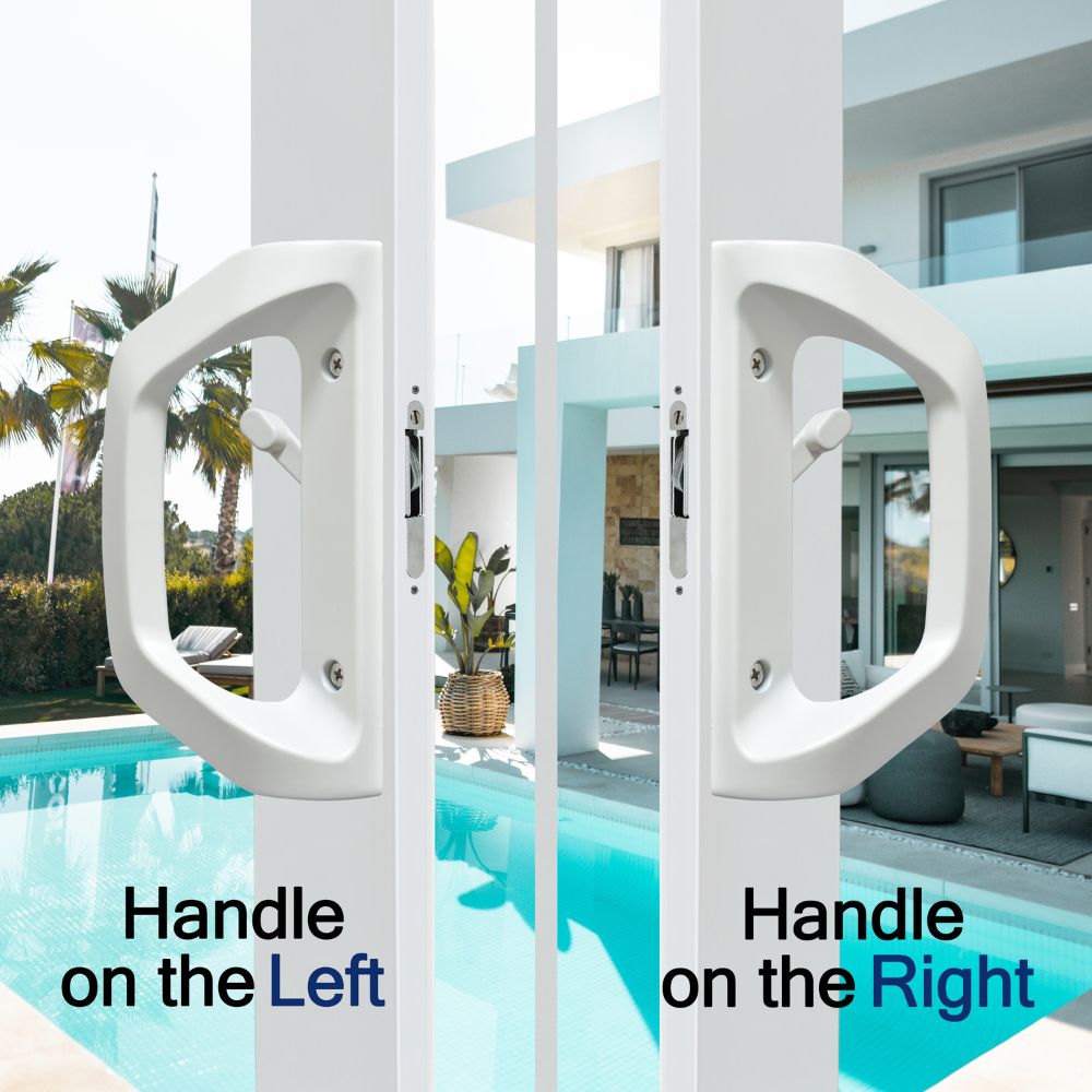 Easilok A10 Sliding Patio Door Handle Lock Set w/ Cylinder A10-Lockcore