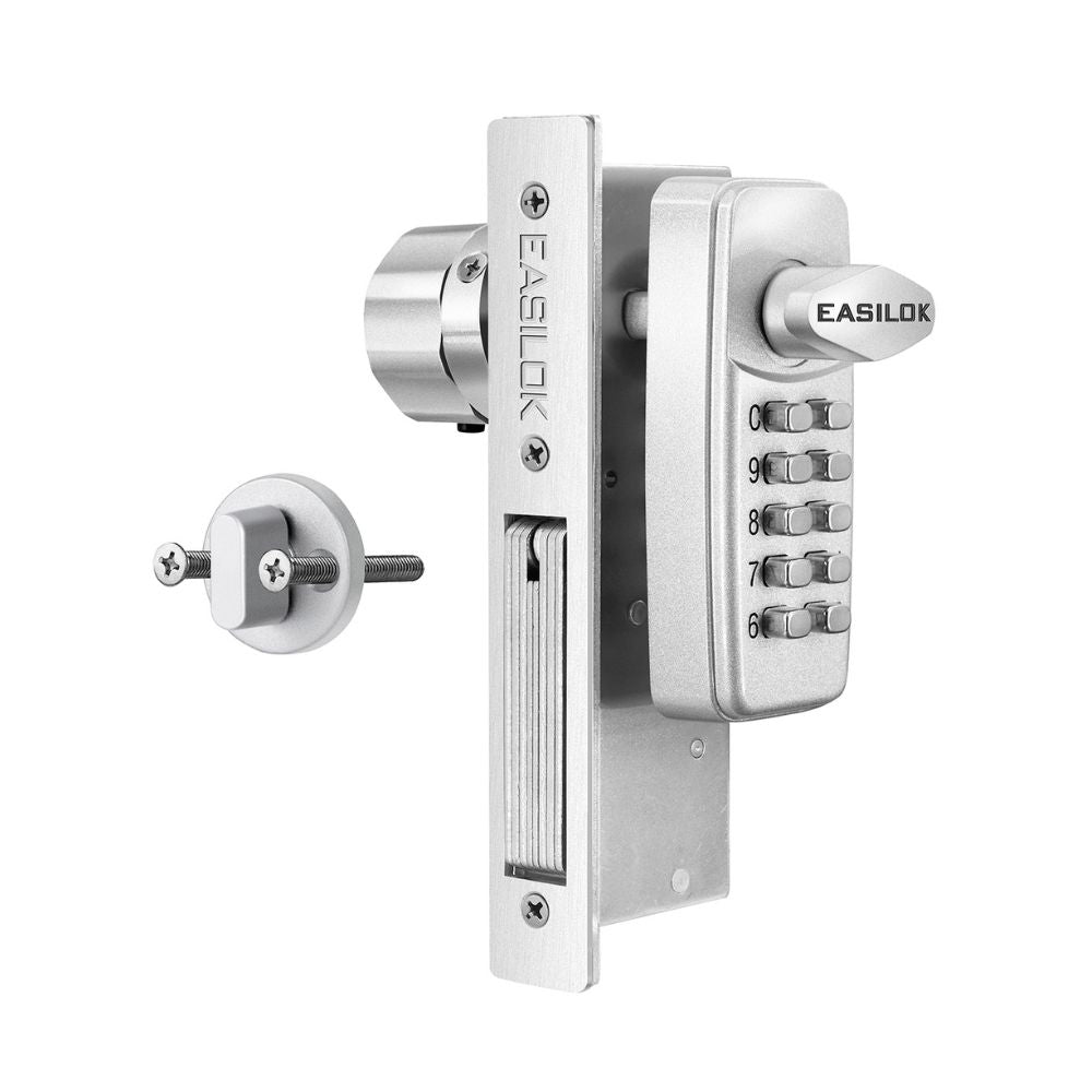Easilok Keyless Keypad Storefront Door Lock Deadbolt Silver SK11-S29D