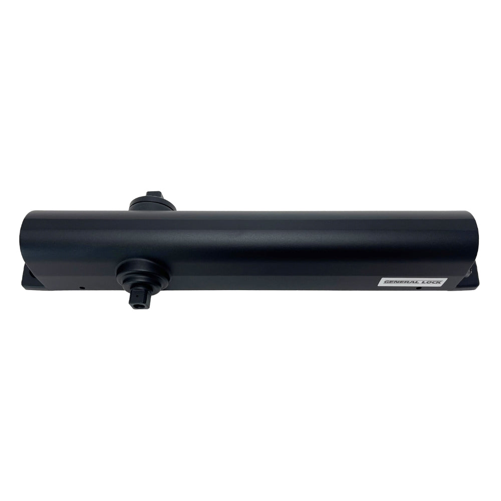 General Lock CX7516-622 Flat Black Heavy-Duty Surface Door Closer (Full Cover) | ASE