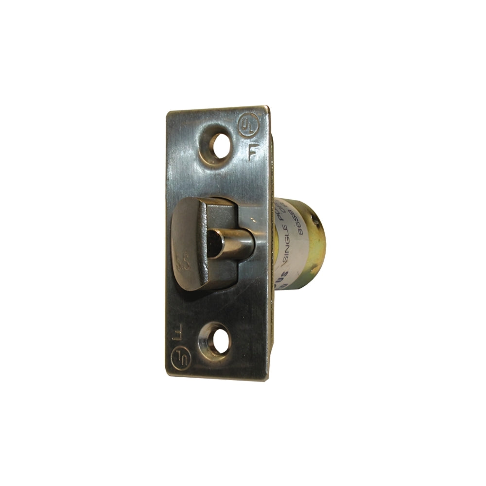 General Lock Corner Deadlatch for Cylindrical Knob/Leverset (Satin Chrome) | ASE