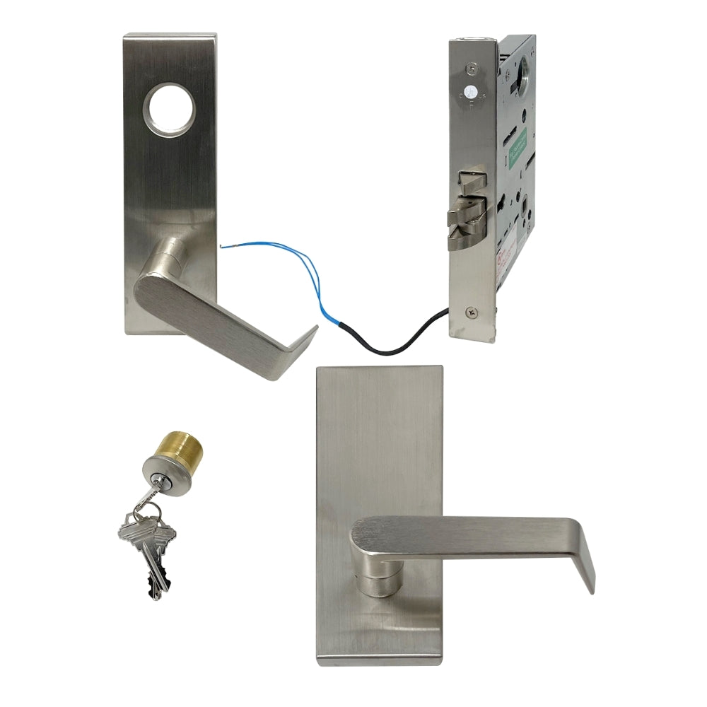 General Lock GM9180EU 24VDC RE 630 C Grade 1 Electrified Storeroom Mortise Lock (Escutcheon Trim) | All Security Equipment