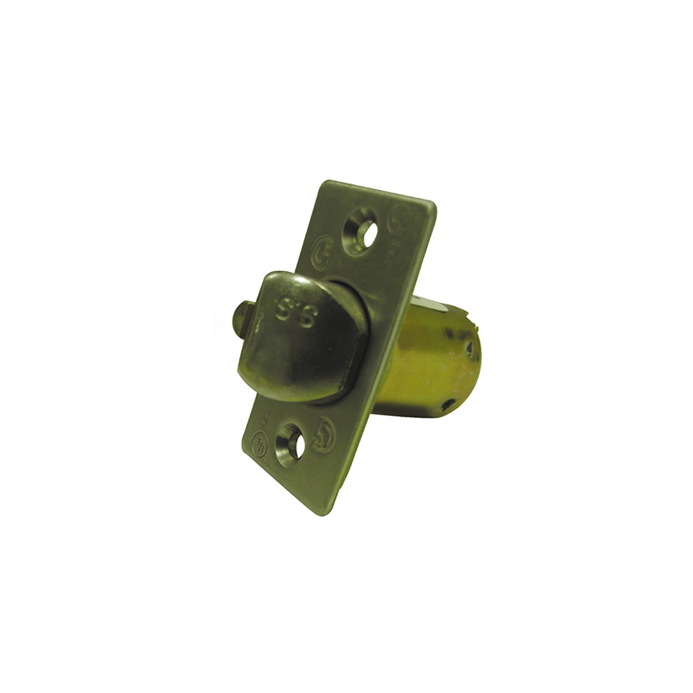 General Lock Grade 1 Cylindrical Square Corner Deadlatch (Bright Brass) | ASE