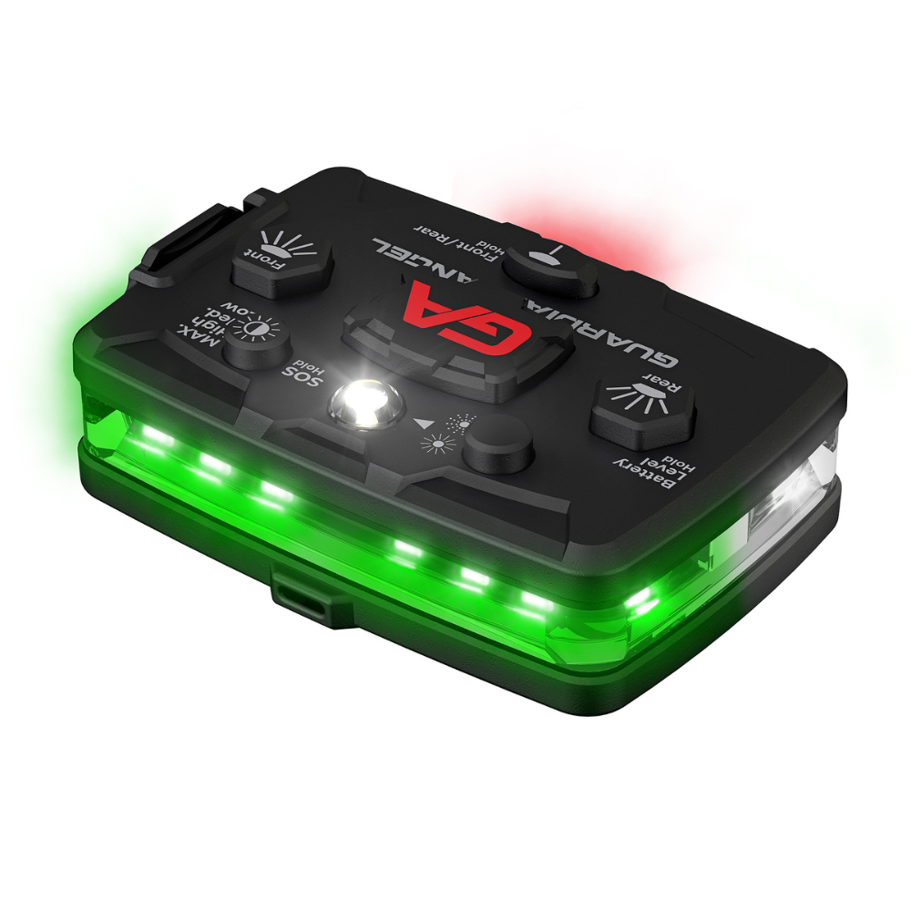 Guardian Angel Elite Series Safety Light (White/Green) ELT-W/G