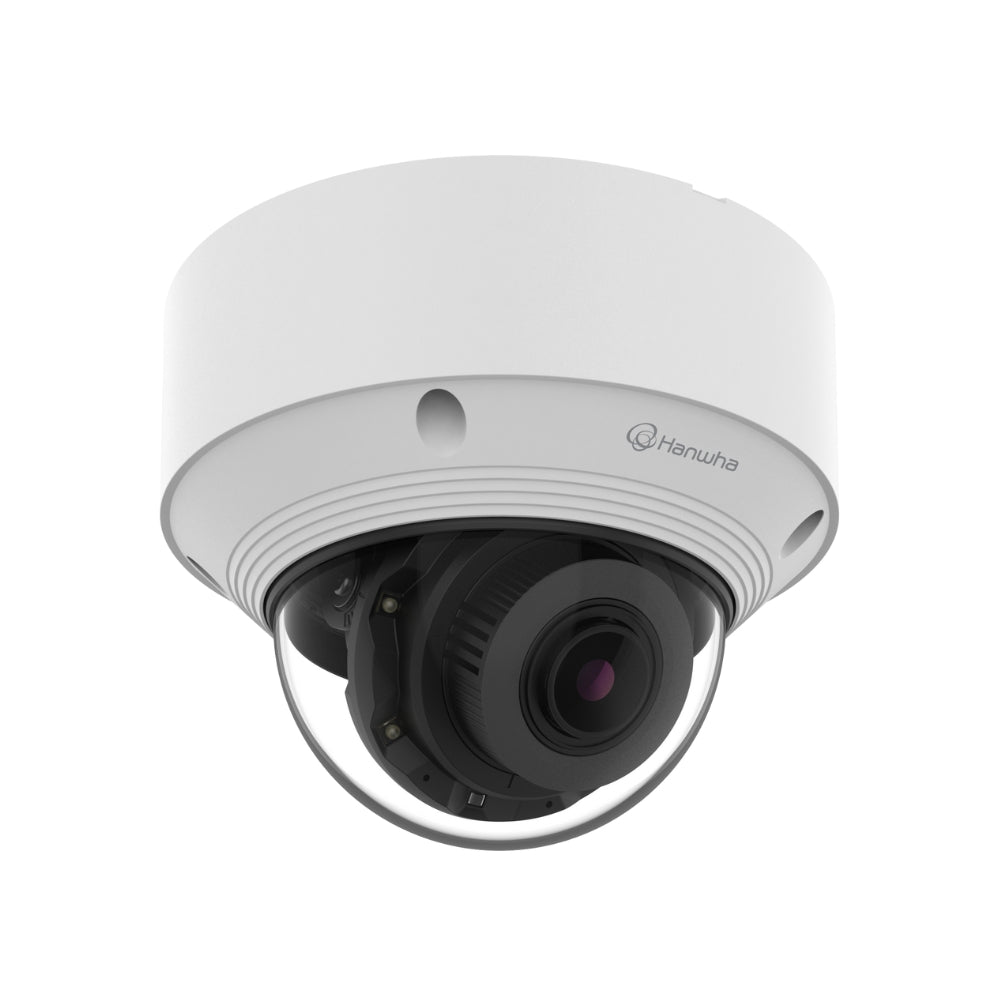 Hanwha Vision 4K IR Vandal Dome AI Camera with Varifocal Lens | All Security Equipment