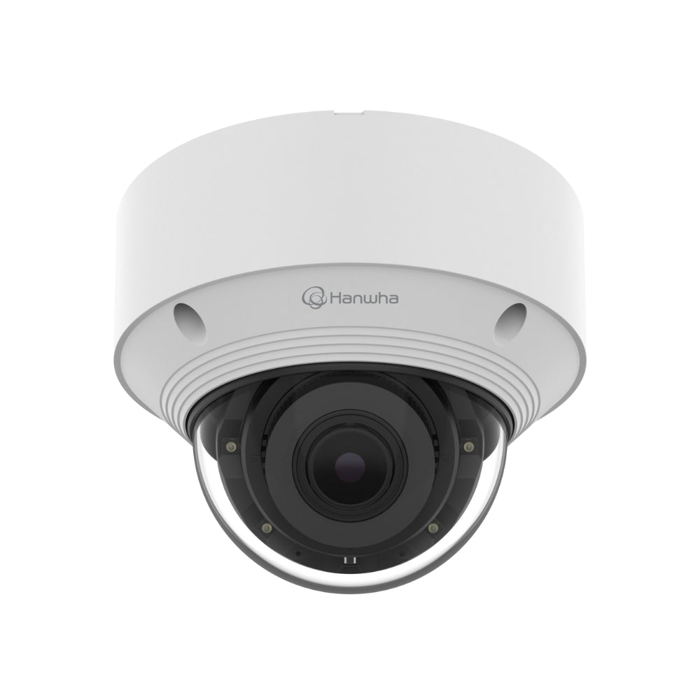 Hanwha Vision 4K IR Vandal Dome AI Camera with Varifocal Lens | All Security Equipment